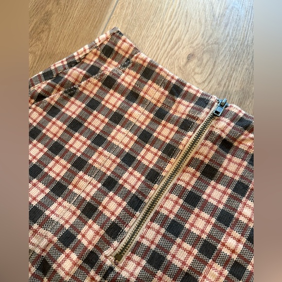 Plaid corduroy Wild Fable skirt 2 - Picture 2 of 3